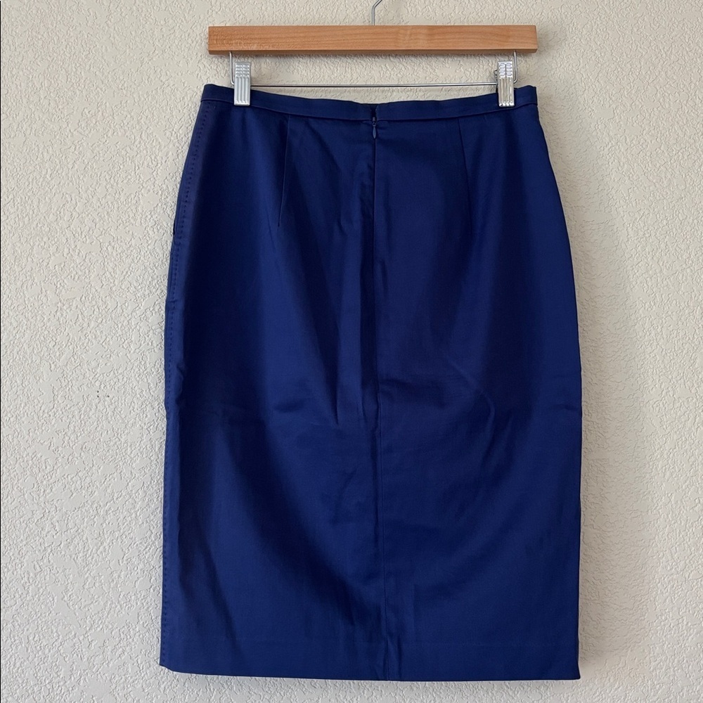 Max Mara Navy Blue Women's Pencil Skirt - Picture 3 of 3